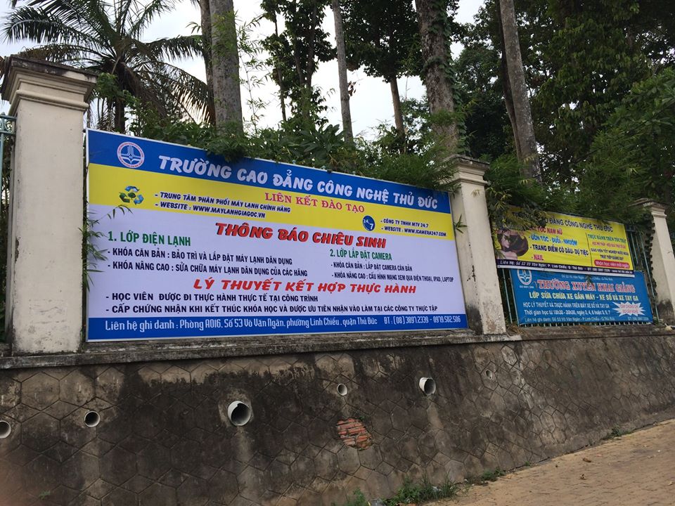 Liên kết đào tạo trường Cao Đẳng công nghệ Thủ Đức